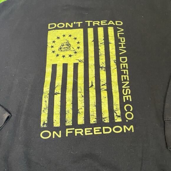 Gadsden Flag Hoodie 2XL alpha Defense Don’t Tread On Me Military Pullover XXL - Picture 8 of 8
